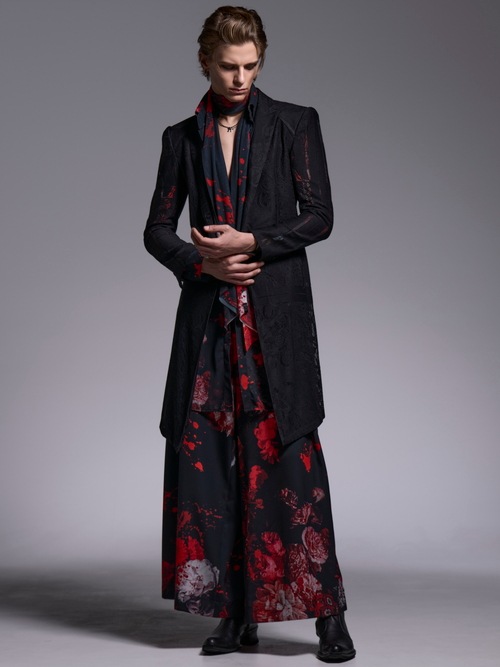 (ͽ���ʡ�6��7������ͽ��/kiryuyrik������奦����奦/CROSS-Lace Flare Jacket/Black