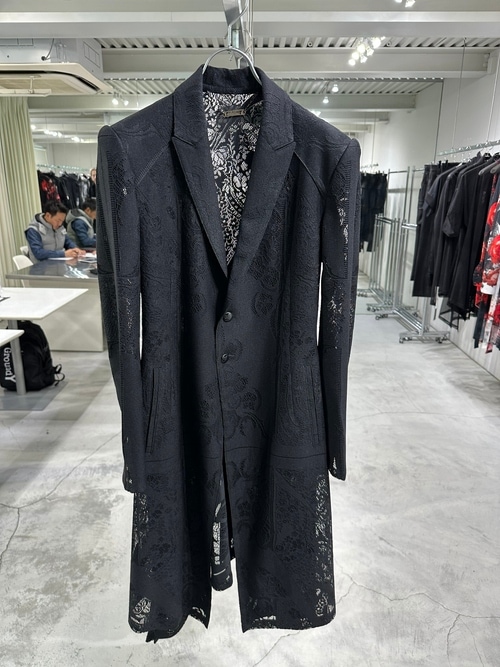 (ͽ���ʡ�6��7������ͽ��/kiryuyrik������奦����奦/CROSS-Lace Flare Jacket/Black