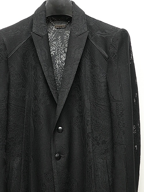 (ͽ���ʡ�6��7������ͽ��/kiryuyrik������奦����奦/CROSS-Lace Flare Jacket/Black