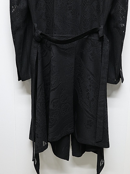 (ͽ���ʡ�6��7������ͽ��/kiryuyrik������奦����奦/CROSS-Lace Flare Jacket/Black