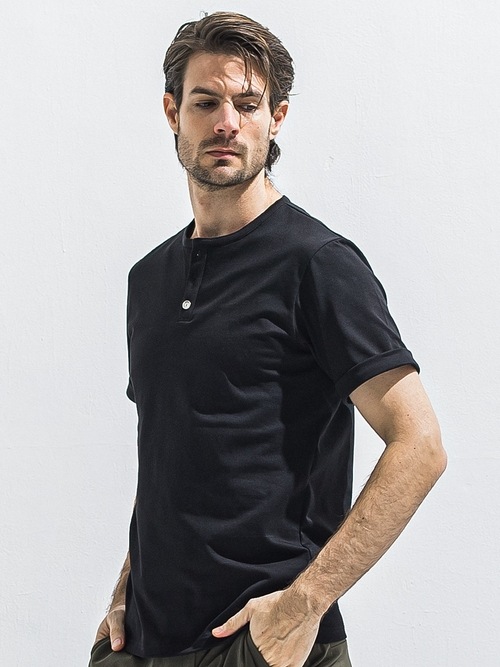 RESOUND CLOTHING���ꥵ����ɥ���������/ROLLUP HENRY T/BLACK