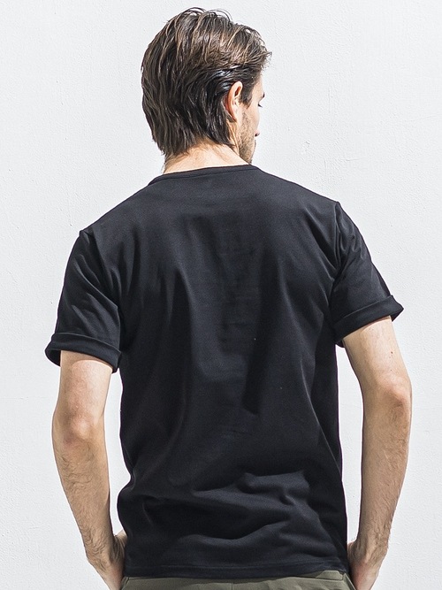 RESOUND CLOTHING���ꥵ����ɥ���������/ROLLUP HENRY T/BLACK