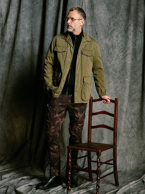 (ͽ���ʡ�8��9������ͽ��/wjk�����֥른��������/sulfur dyed M47 shirt/fade khaki