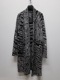 �㴰���nude:masahiko maruyama ���̡���:�ޥ��ҥ��ޥ���/Wool Back Cut Jaquard Jersey LONG CARDIGAN/Black