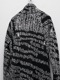 �㴰���nude:masahiko maruyama ���̡���:�ޥ��ҥ��ޥ���/Wool Back Cut Jaquard Jersey LONG CARDIGAN/Black