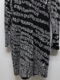 �㴰���nude:masahiko maruyama ���̡���:�ޥ��ҥ��ޥ���/Wool Back Cut Jaquard Jersey LONG CARDIGAN/Black
