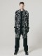 �㴰���nude:masahiko maruyama ���̡���:�ޥ��ҥ��ޥ���/Wool Back Cut Jaquard Jersey LONG CARDIGAN/Black