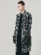 �㴰���nude:masahiko maruyama ���̡���:�ޥ��ҥ��ޥ���/Wool Back Cut Jaquard Jersey LONG CARDIGAN/Black
