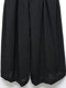 THE ONENESSͥ/Bio Voil Drape Slacks/Black