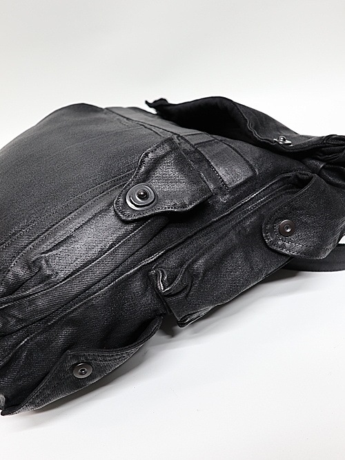 JULIUS����ꥦ��/12oz DENIM BAG1/BLACK