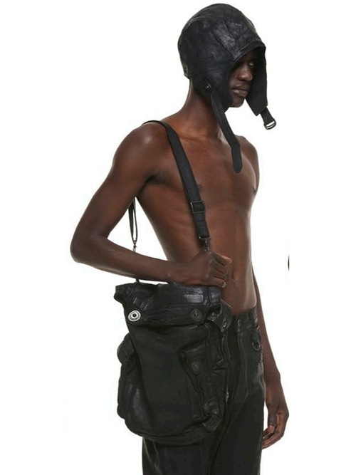 (ͽ����)2��3������ͽ��/JULIUS����ꥦ��/12oz DENIM BAG1/BLACK