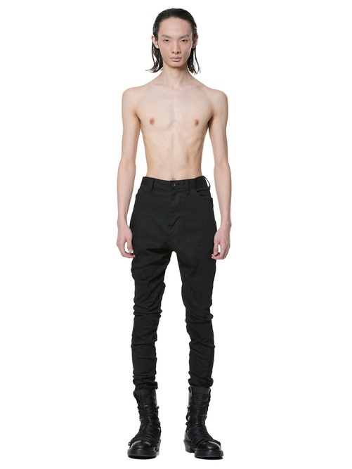 JULIUS����ꥦ��/10.5oz STRETCH DENIM TROUSERS10/BLACK