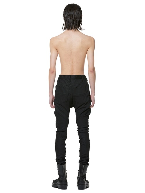JULIUS����ꥦ��/10.5oz STRETCH DENIM TROUSERS10/BLACK