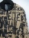 �㴰���nude:masahiko maruyama ���̡���:�ޥ��ҥ��ޥ���/LOGO COLLAGE PRINT OVERSIZED BOMBER JACKET/Beige-Black