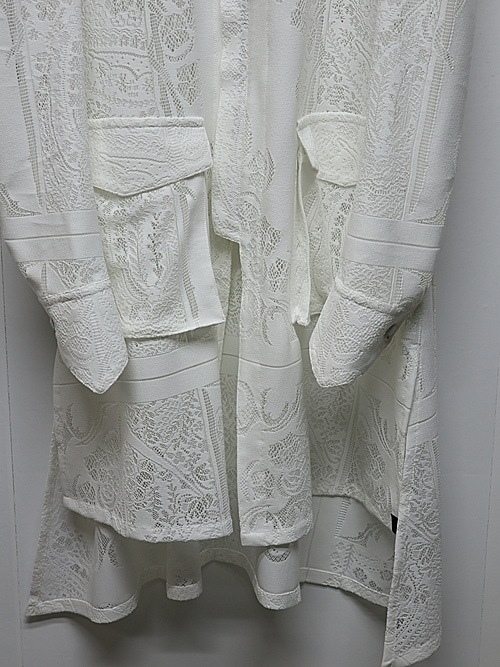 (ͽ���ʡ�6��7������ͽ��/kiryuyrik������奦����奦/CROSS-Lace Flare M65 Jacket/White