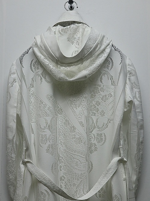 (ͽ���ʡ�6��7������ͽ��/kiryuyrik������奦����奦/CROSS-Lace Flare M65 Jacket/White