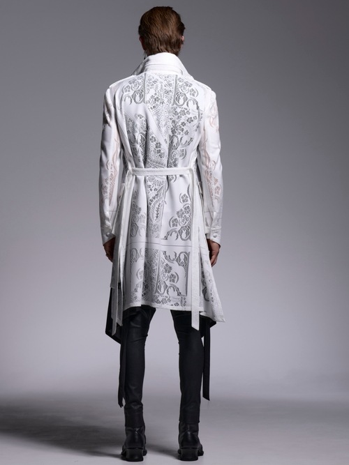 (ͽ���ʡ�6��7������ͽ��/kiryuyrik������奦����奦/CROSS-Lace Flare M65 Jacket/White