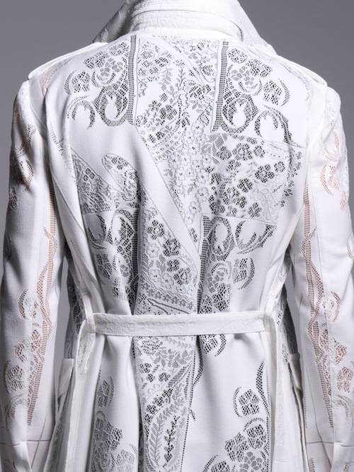 (ͽ���ʡ�6��7������ͽ��/kiryuyrik������奦����奦/CROSS-Lace Flare M65 Jacket/White