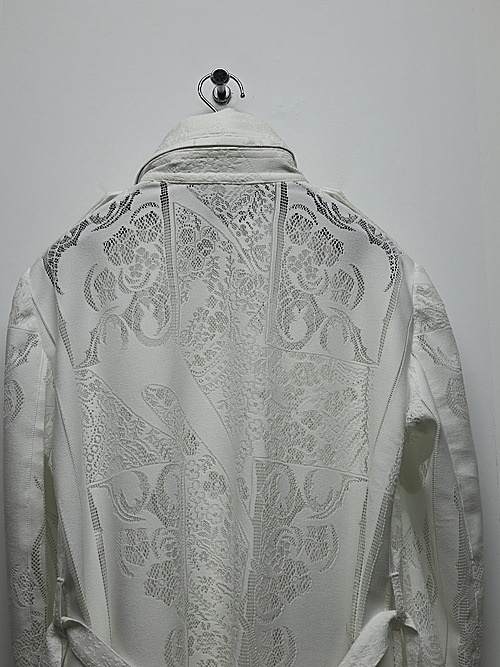 (ͽ���ʡ�6��7������ͽ��/kiryuyrik������奦����奦/CROSS-Lace Flare M65 Jacket/White