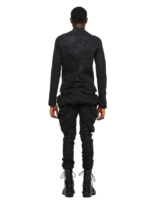 (ͽ����)9��10������ͽ��/JULIUS����ꥦ��/10.5oz STRETCH DENIM TROUSERS14/BLACK
