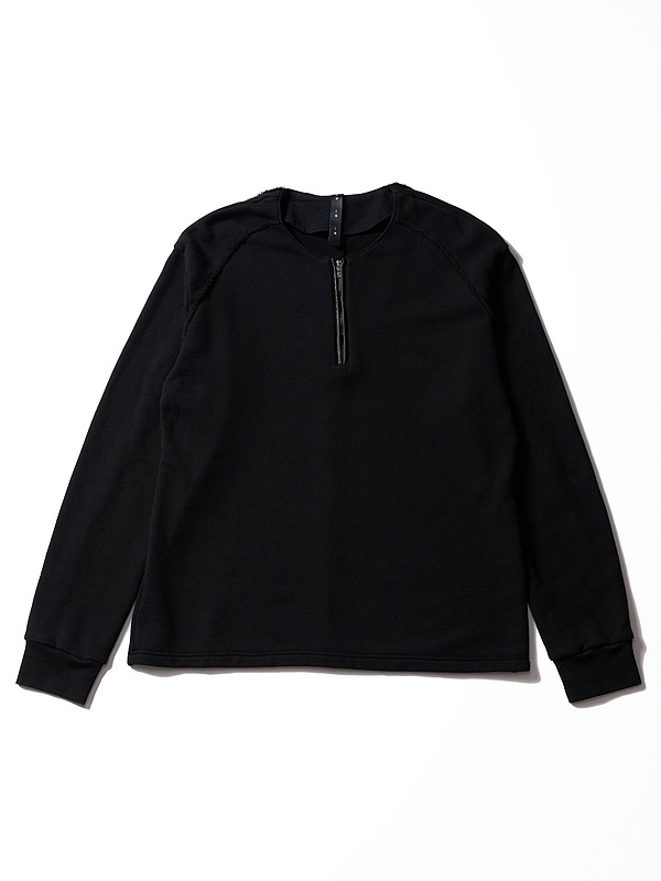 (ͽ���ʡ�1��2������ͽ��/wjk�����֥른��������/soft luxe urake half-zip sweat shirt/black