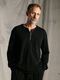 (ͽ���ʡ�1��2������ͽ��/wjk�����֥른��������/soft luxe urake half-zip sweat shirt/black