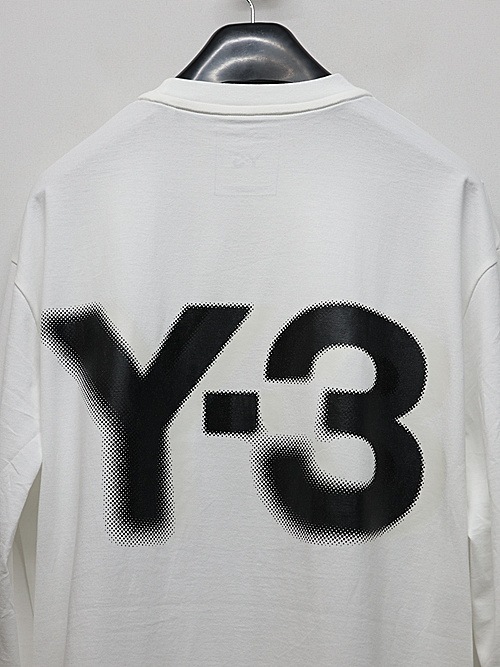 SALE30%OFF/Y-3磻꡼/Y3-A24-0000-329/LOGO LS TEE/COREWHITE.