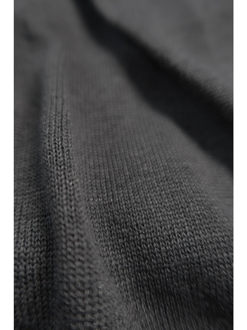 �㴰���nude:masahiko maruyama ���̡���:�ޥ��ҥ��ޥ���/Imitation Linen Cotton Jersey LONG SLEEVE T SHIRT/Black