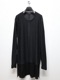 �㴰���nude:masahiko maruyama ���̡���:�ޥ��ҥ��ޥ���/Imitation Linen Cotton Jersey LONG SLEEVE T SHIRT/Black