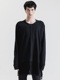 �㴰���nude:masahiko maruyama ���̡���:�ޥ��ҥ��ޥ���/Imitation Linen Cotton Jersey LONG SLEEVE T SHIRT/Black