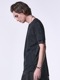kiryuyrik奦奦/Python Mesh Crew Neck Layered-T/BlackGrey
