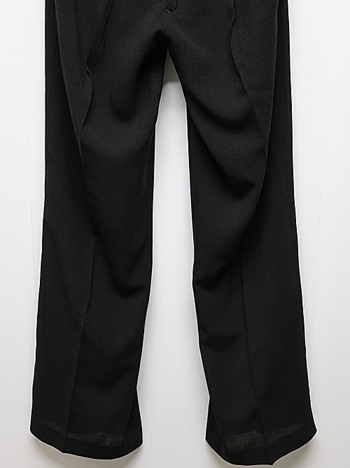 �㴰���THE ONENESS�������ͥ�/Bio Voil Wide Slacks/Black