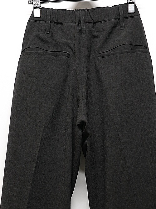 �㴰���THE ONENESS�������ͥ�/Bio Voil Wide Slacks/Black