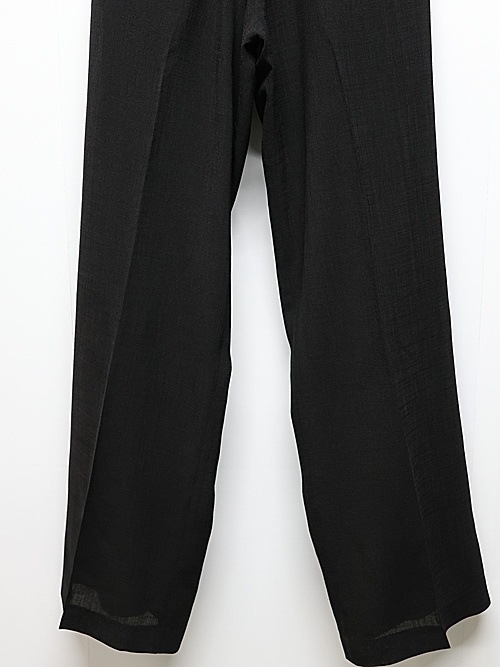 �㴰���THE ONENESS�������ͥ�/Bio Voil Wide Slacks/Black