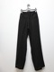 �㴰���THE ONENESS�������ͥ�/Bio Voil Wide Slacks/Black