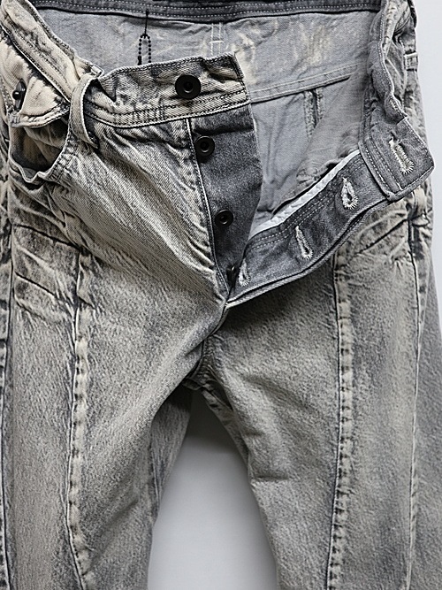 JULIUS����ꥦ��/12oz DENIM TROUSERS2/PLASTER