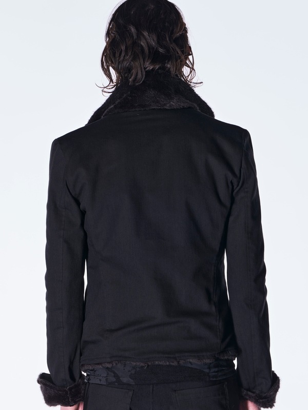 (ͽ���ʡ�10������11������ͽ��/kiryuyrik������奦����奦/Denim Napoleon Blouson/Black
