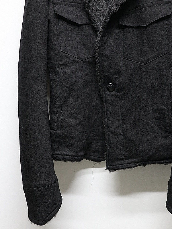 (ͽ���ʡ�10������11������ͽ��/kiryuyrik������奦����奦/Denim Napoleon Blouson/Black
