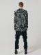 �㴰���nude:masahiko maruyama ���̡���:�ޥ��ҥ��ޥ���/Wool Back Cut Jaquard Jersey OVERSIZED LAYERED LONG SLEEVE T SHIRT/Black