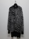 �㴰���nude:masahiko maruyama ���̡���:�ޥ��ҥ��ޥ���/Wool Back Cut Jaquard Jersey OVERSIZED LAYERED LONG SLEEVE T SHIRT/Black