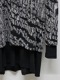 �㴰���nude:masahiko maruyama ���̡���:�ޥ��ҥ��ޥ���/Wool Back Cut Jaquard Jersey OVERSIZED LAYERED LONG SLEEVE T SHIRT/Black