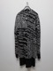 �㴰���nude:masahiko maruyama ���̡���:�ޥ��ҥ��ޥ���/Wool Back Cut Jaquard Jersey OVERSIZED LAYERED LONG SLEEVE T SHIRT/Black
