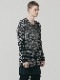 �㴰���nude:masahiko maruyama ���̡���:�ޥ��ҥ��ޥ���/Wool Back Cut Jaquard Jersey OVERSIZED LAYERED LONG SLEEVE T SHIRT/Black