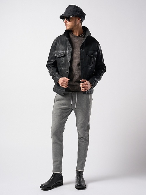 wjk֥른/coating G-jacket/black