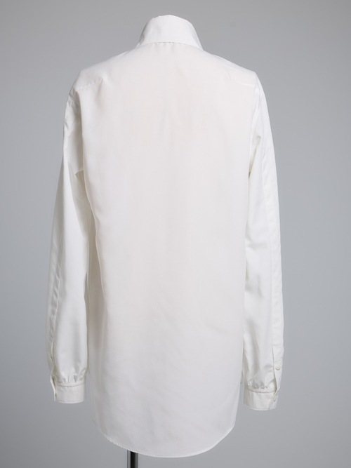 THE ONENESS�������ͥ�/Recycle PE Broad Single Frill Shirt/White.