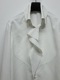 THE ONENESS�������ͥ�/Recycle PE Broad Single Frill Shirt/White.