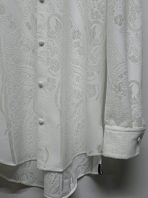 (ͽ���ʡ�6��7������ͽ��/kiryuyrik������奦����奦/CROSS-Lace Shirt/White