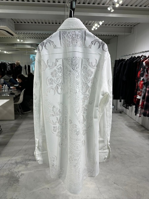 (ͽ���ʡ�6��7������ͽ��/kiryuyrik������奦����奦/CROSS-Lace Shirt/White