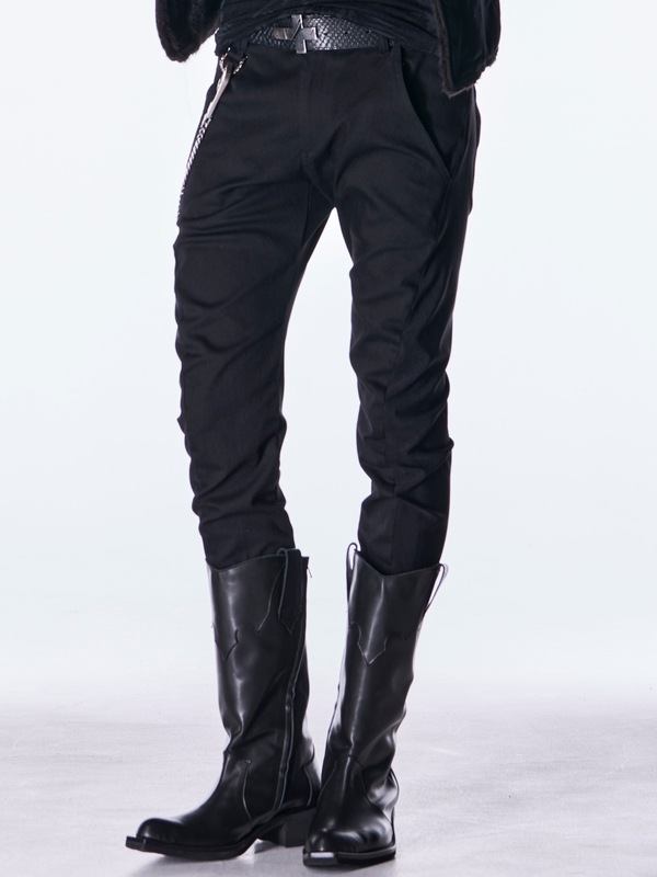 (ͽ���ʡ�10������11������ͽ��/kiryuyrik������奦����奦/Denim Curve Pants/Black