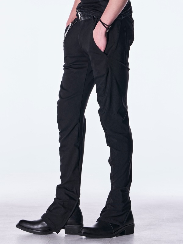 (ͽ���ʡ�10������11������ͽ��/kiryuyrik������奦����奦/Denim Curve Pants/Black